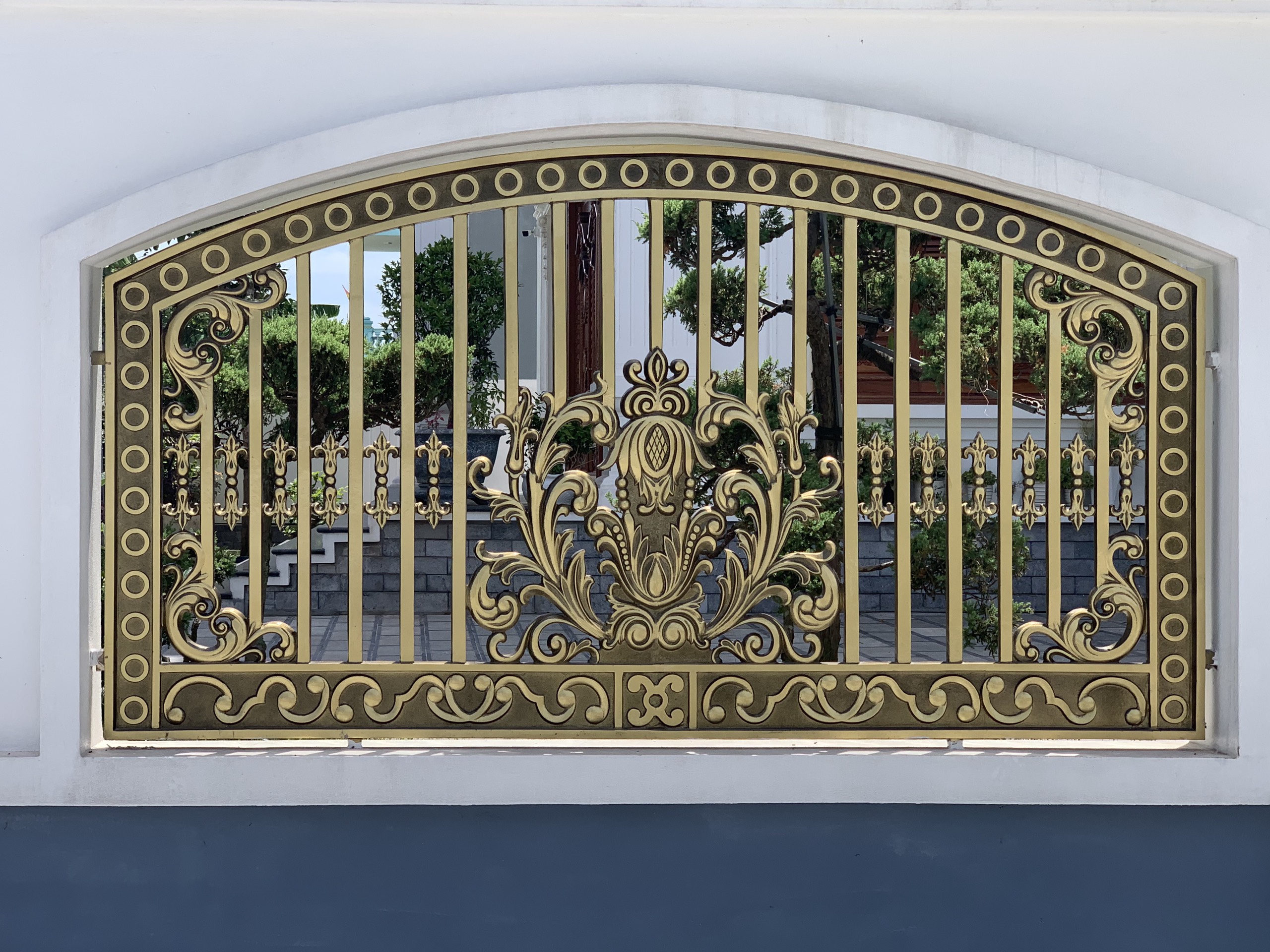 Hàng rào nhôm đúc mẫu thiết kế HR - 066