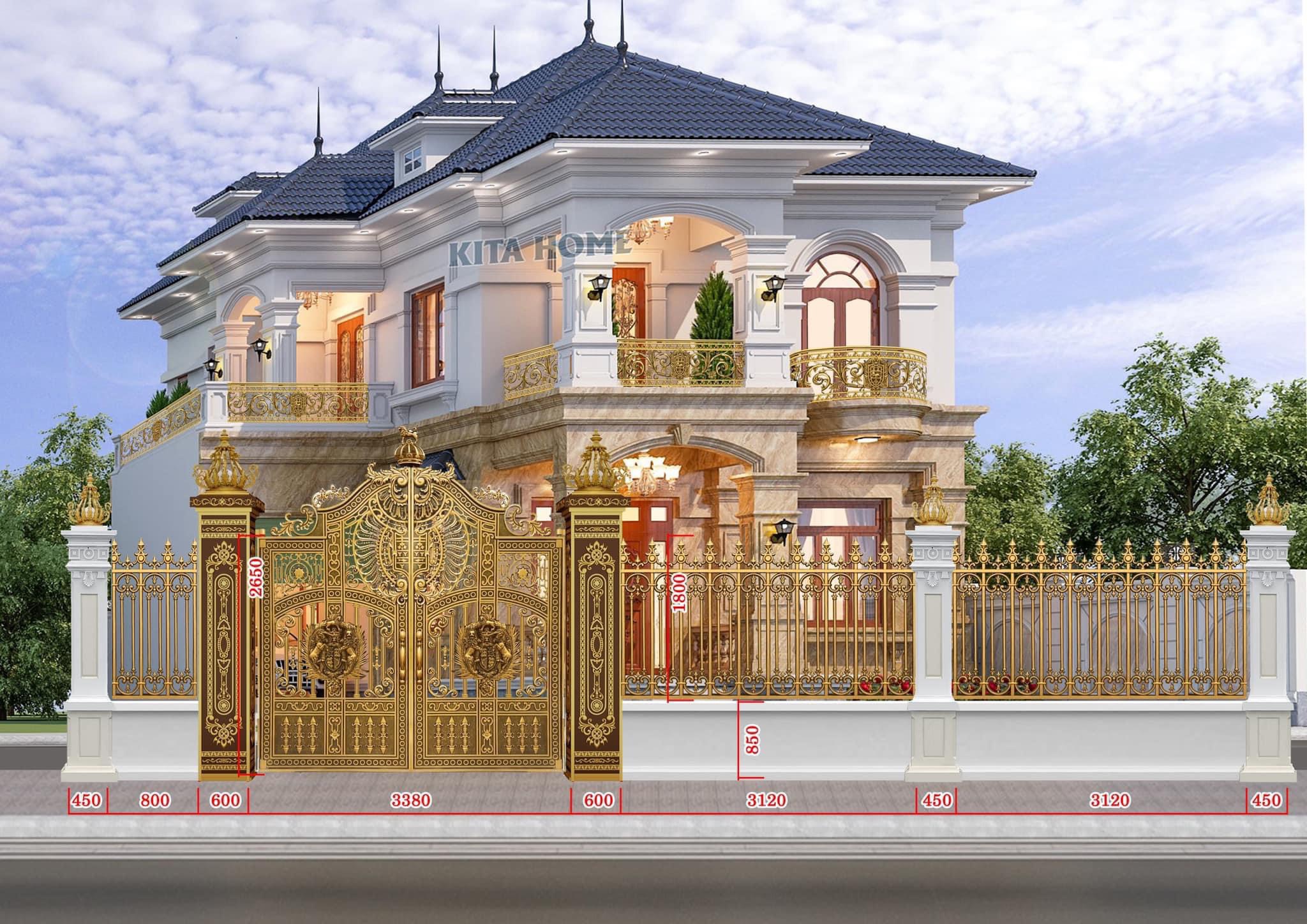 Cổng nhôm đúc Buckingham