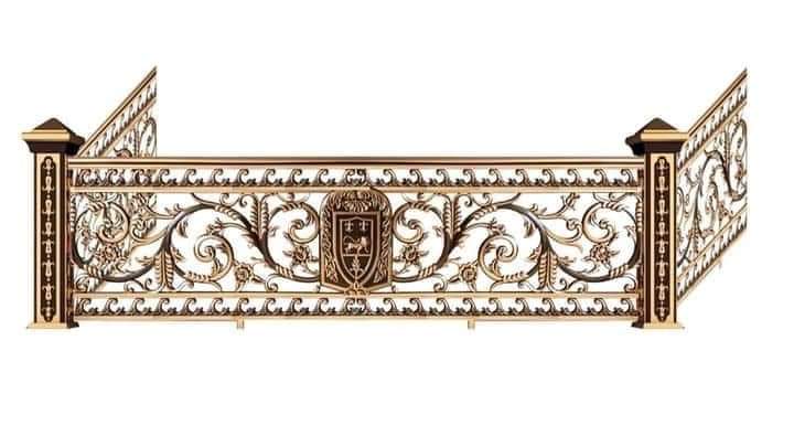 Lan can nhôm đúc - LC020