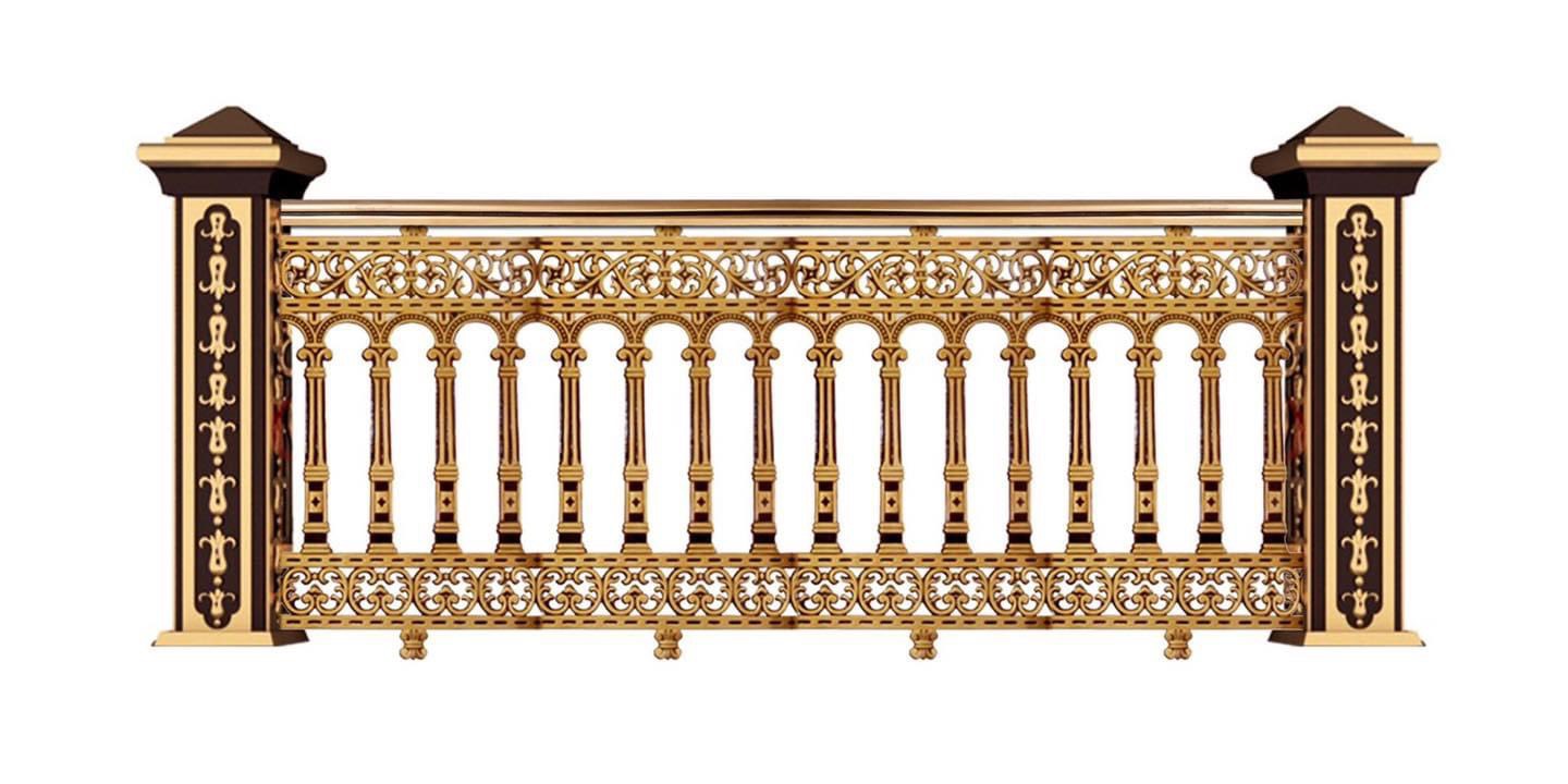 Lan can nhôm đúc - LC012