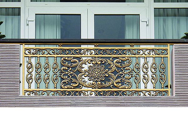 Lan can nhôm đúc - LC027