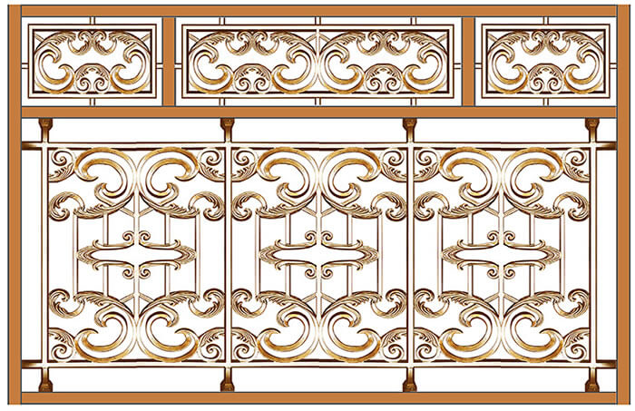 Bông gió nhôm đúc - BG036