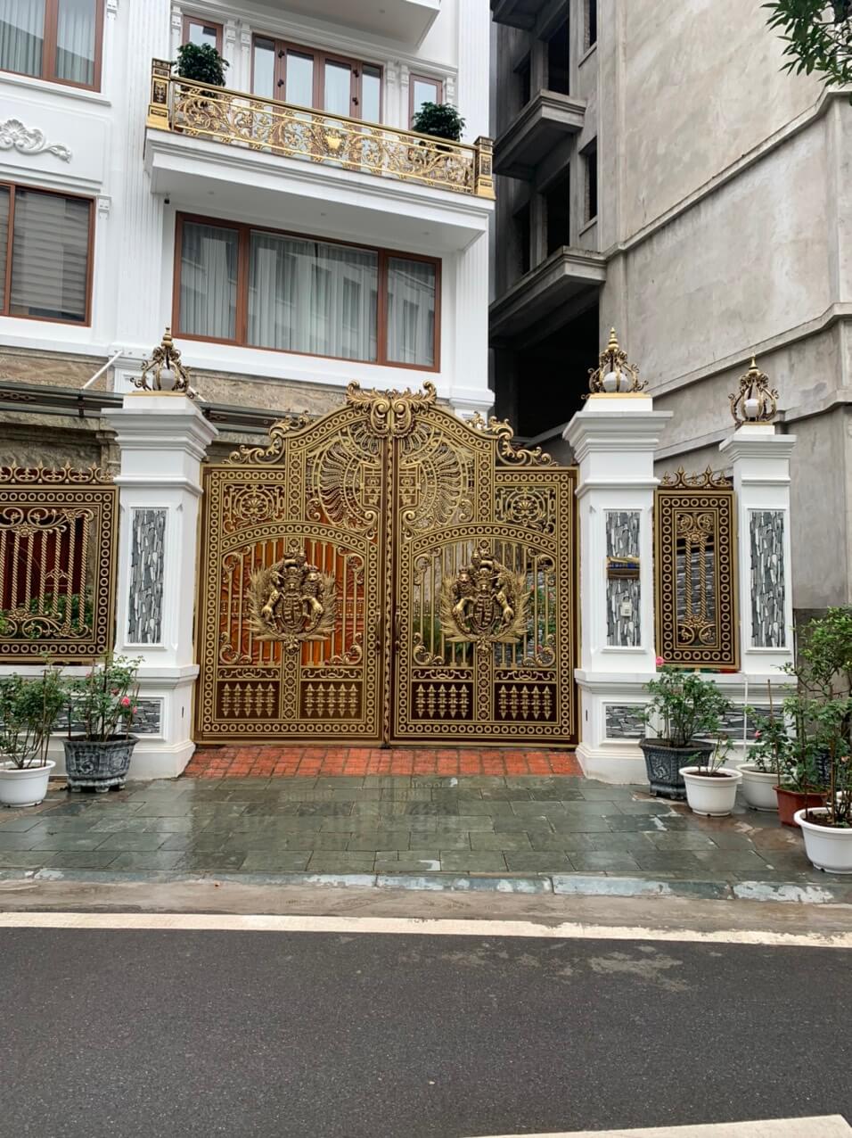 Cổng nhôm đúc Buckingham mẫu C-164